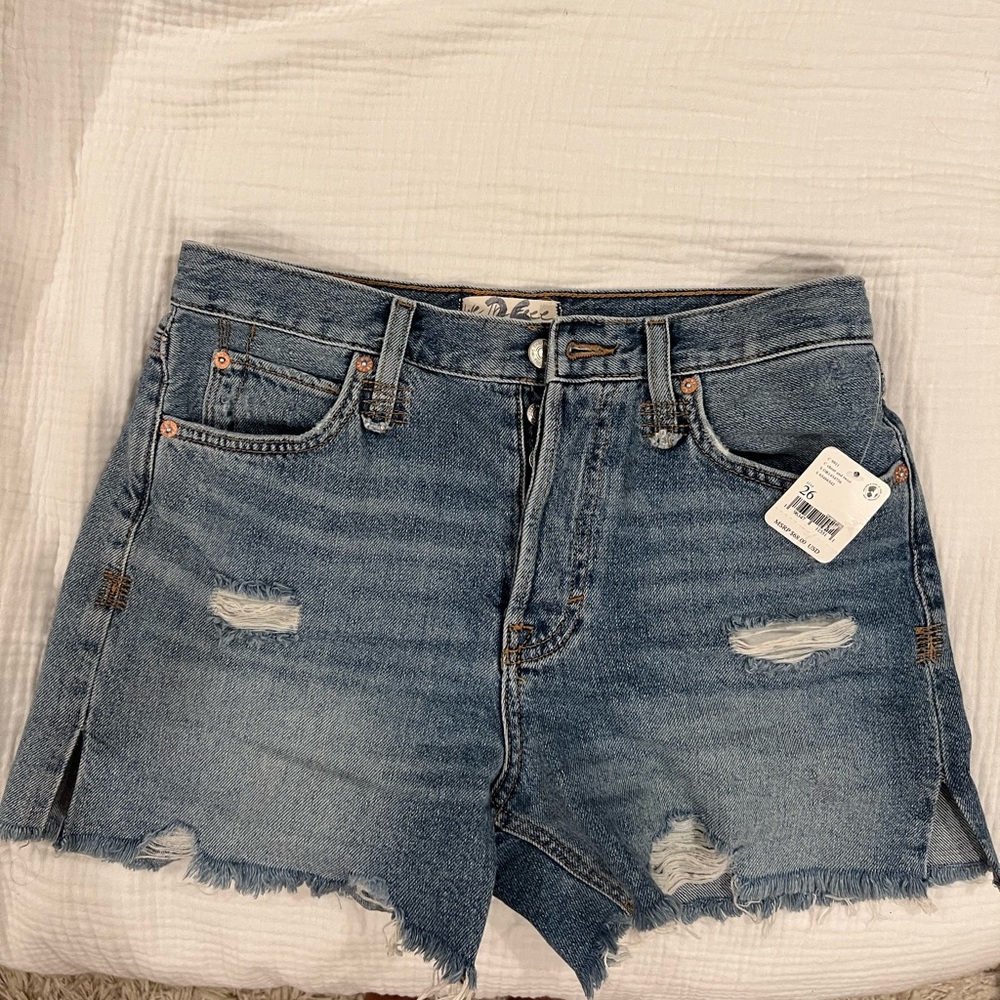 Free People Jean Shorts